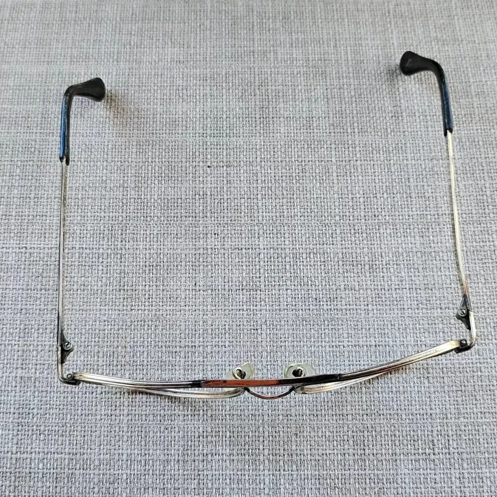 Universal Men Vintage Eyeglasses/Sunglasses Frame Gold Tone 10KRGP 5 1/2 - Picture 13 of 13